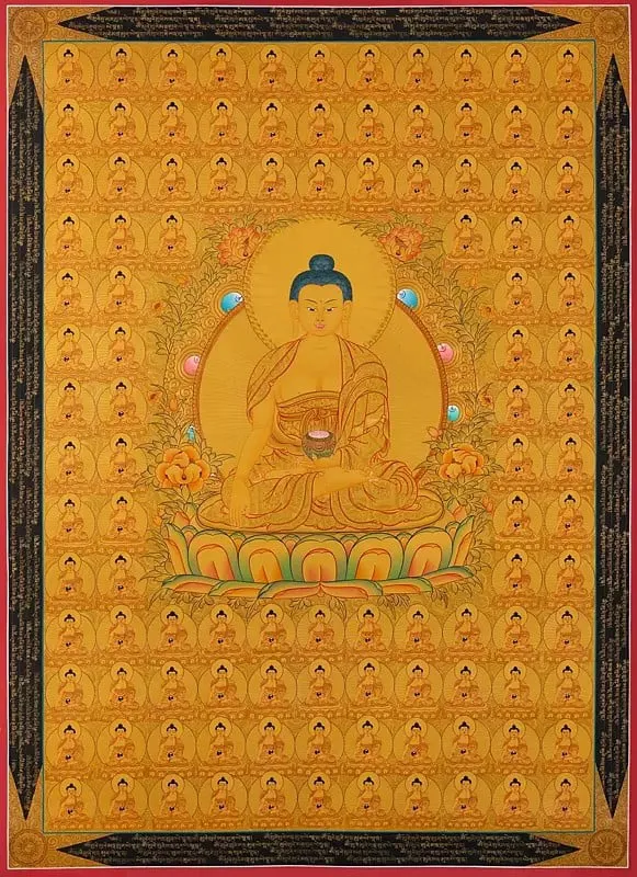108 Shakyamuni Buddha (Brocade