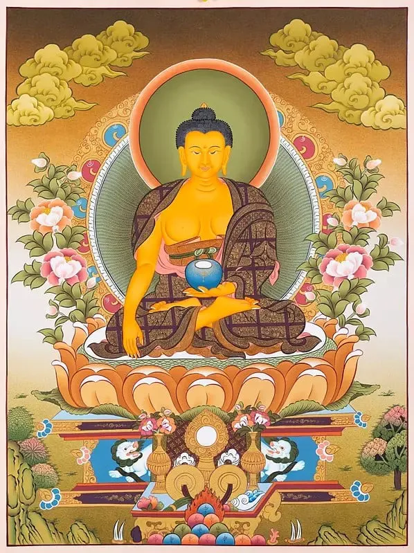 Shakyamuni Buddha Thangka (Bro