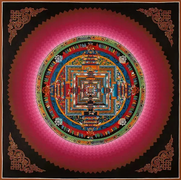 Kalachakra Mandala with Aura (