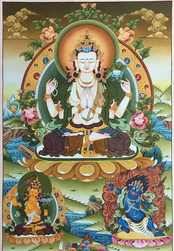 Chengrezig | Lokeshwora Thangk