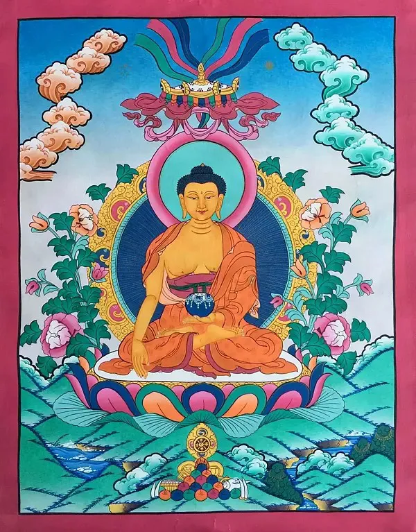 Shakyamuni Buddha Thangka (Bro
