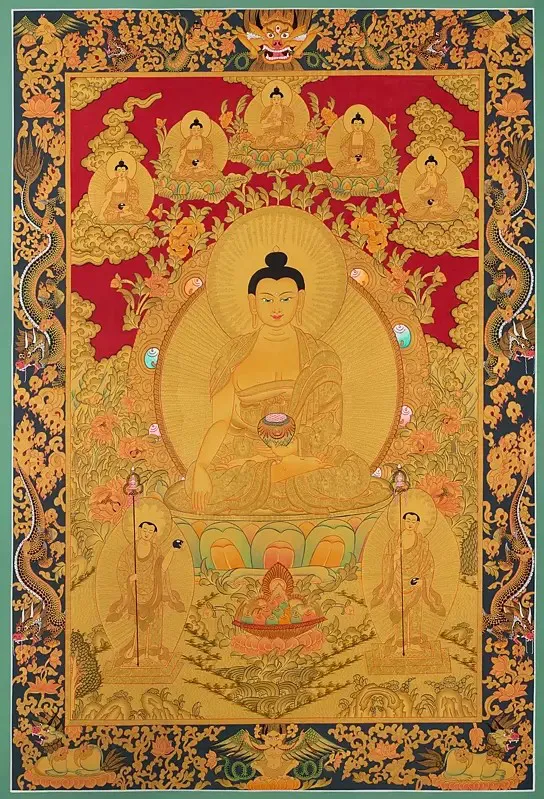 Shakyamuni Buddha Thangka (Bro