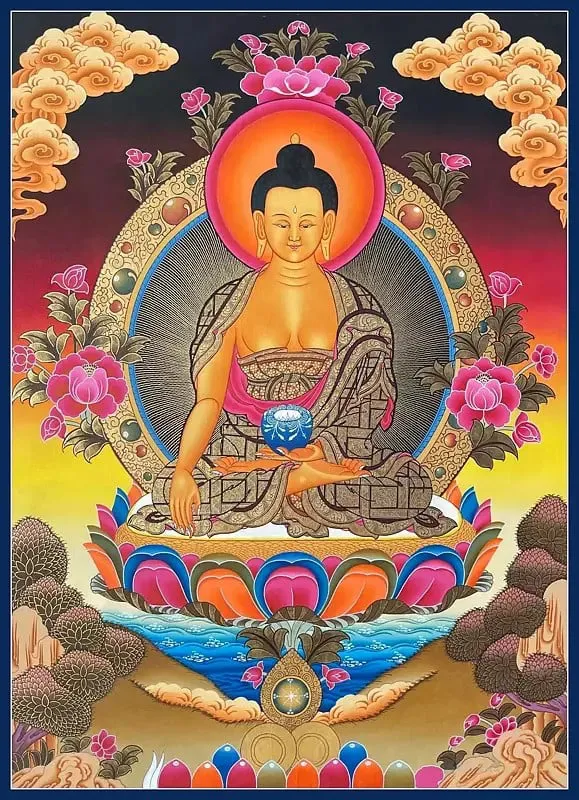 Shakyamuni Buddha Thangka (Bro