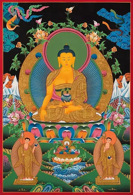 Shakyamuni Buddha Thangka (Bro