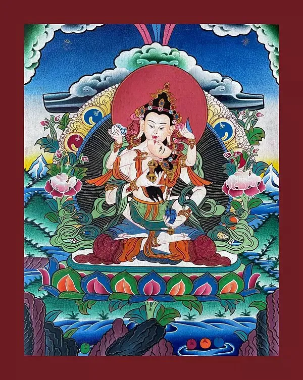 Dorje Sempa Yab Yum Thangka (B