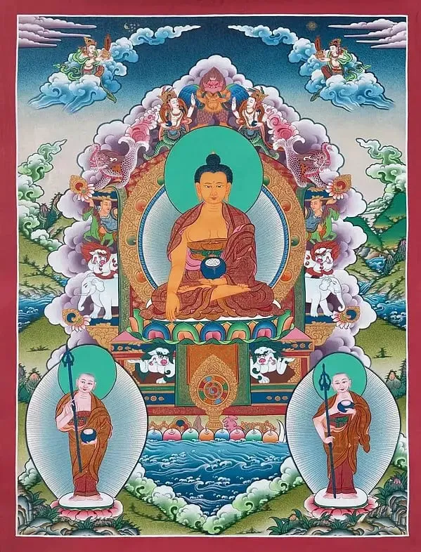 Shakyamuni Buddha Thangka (Bro