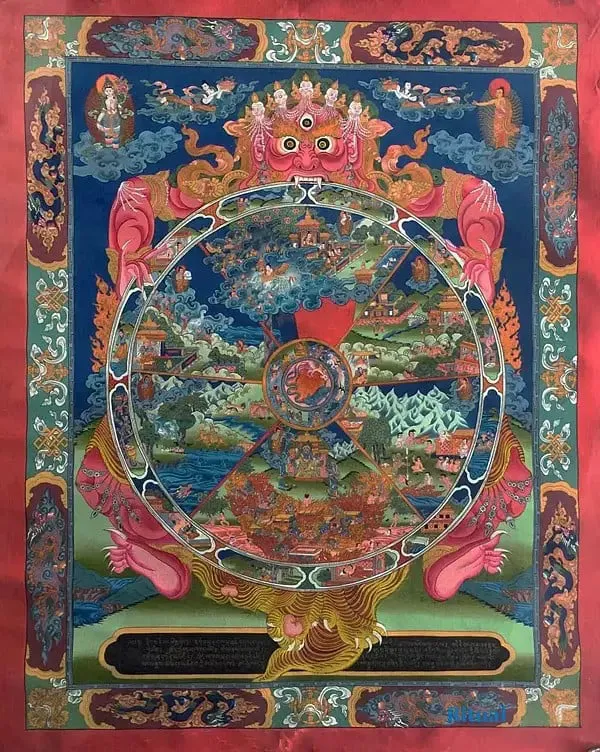 Life Chakra Thangka (Brocadele