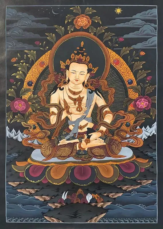 Vajrasattva Thangka (Brocadele