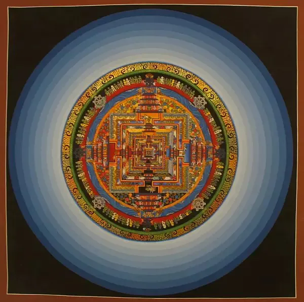Life chakra Mandala with Halo 