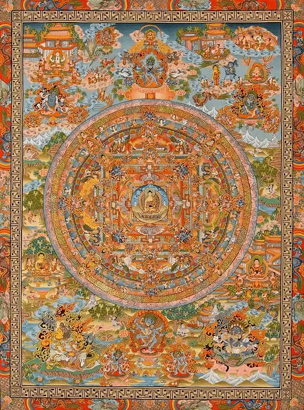 Buddha Mandala (Brocadeless Th