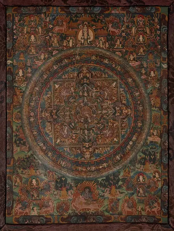 Original Vintage  Hand Painted