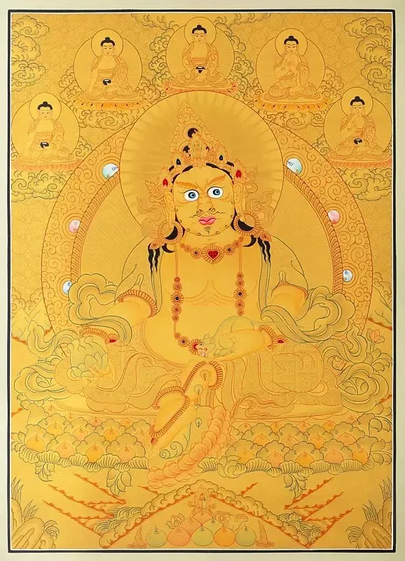 Dzambala Thangka (Brocadeless 