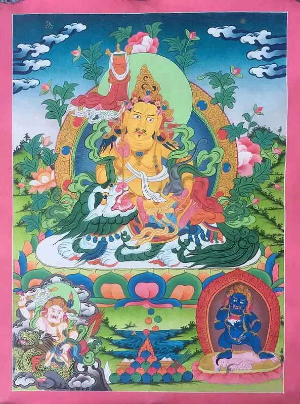 Seated Kuber (Brocadeless Than