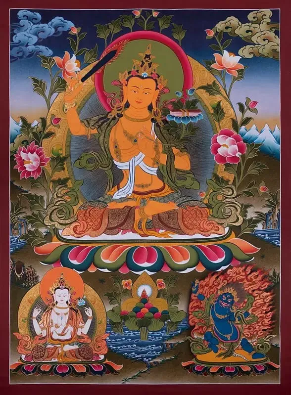 Wisdom Deity Manjushree Flanke