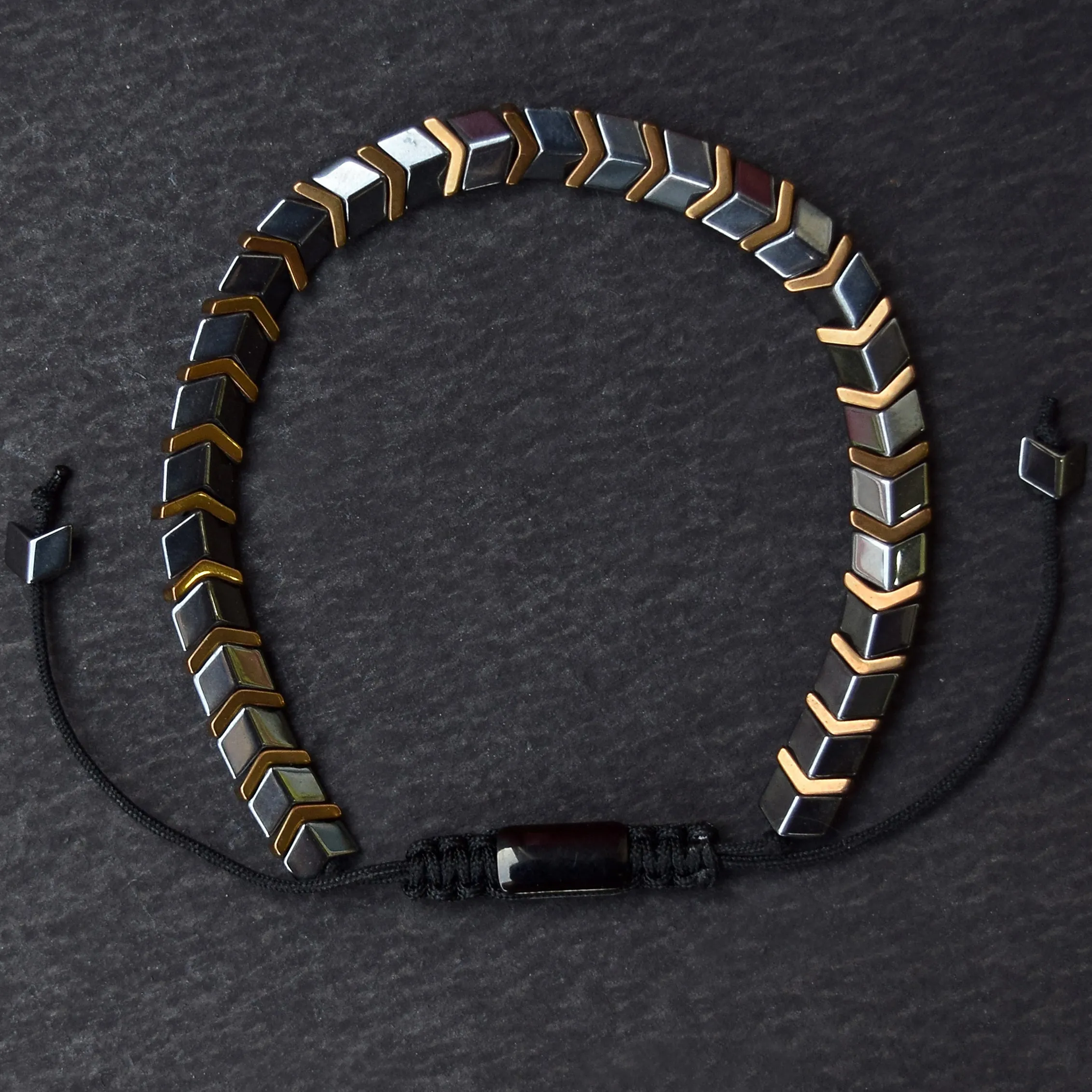 Hematite Arrow Focus Bracelet